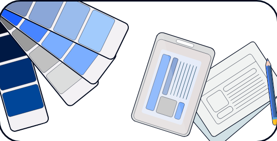 Wireframes illustration